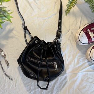 Black Leather Women's Bag